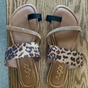 Cheetah sandals